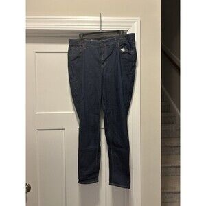 Old Navy Mid-Rise Rockstar Super Skinny Jeans Women’s Size 16 Denim Dark Wash